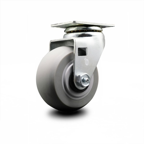 4 Inch Thermoplastic Rubber Wheel Swivel Caster with Ball Bearing SCC